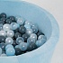 Детский сухой бассейн Romana Airpool Max голубой + 300 шаров  - миниатюра №1